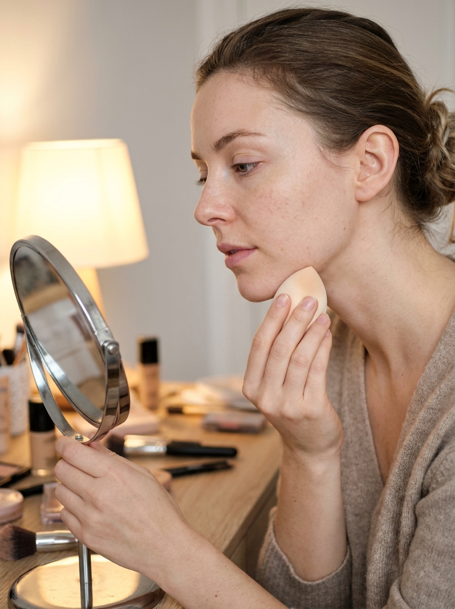 Foundation und Concealer kontrollieren als Makeup Anleitung für Anfänger Inspiration 2026